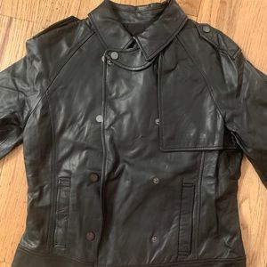Calvin Klein 100% leather jacket size small